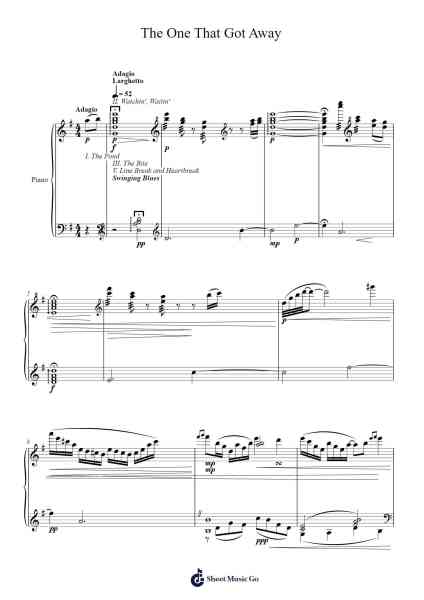 The One That Got Away - A Fish Story Sheet Music by Josiah Courtney-Arr.Hores