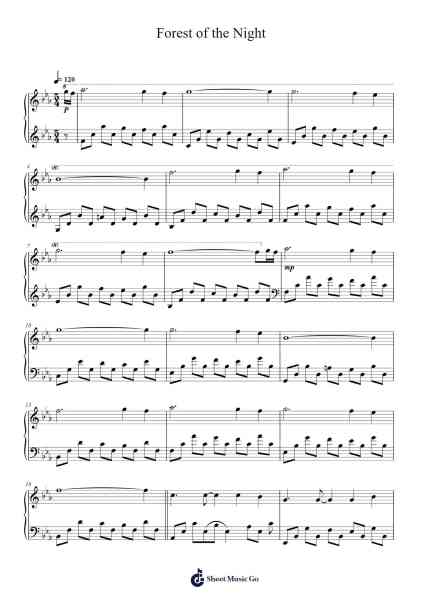 Forest of the Night Sheet Music by Brian Crain-Arr.Stanthy