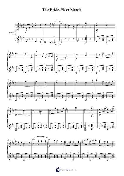The Bride-Elect March Sheet Music by John Philip Sousa-Arr.Pullamb