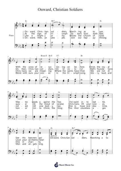 Onward, Christian Soldiers Sheet Music by Arthur Sullivan/Sabine Baring-Gould-Arr.Jorrell