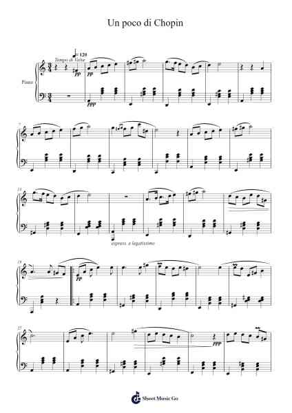 Un poco di Chopin Sheet Music by Steelement-Arr.Sigjeff