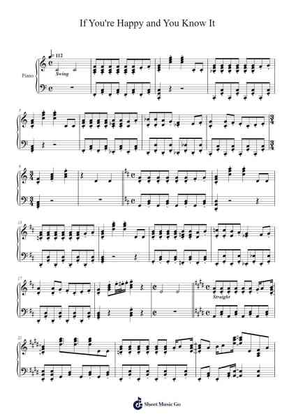 If You're Happy And You Know It Sheet Music by Sam Dambrosi-Arr.Colhill Crichjo