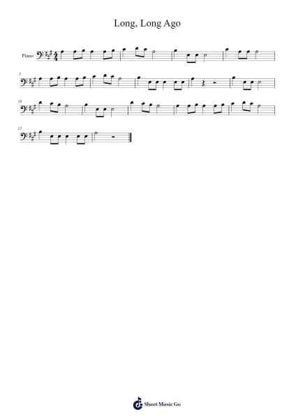Long, Long Ago Sheet Music by Sharon Owenby-Arr.Ellyle Hunrhys