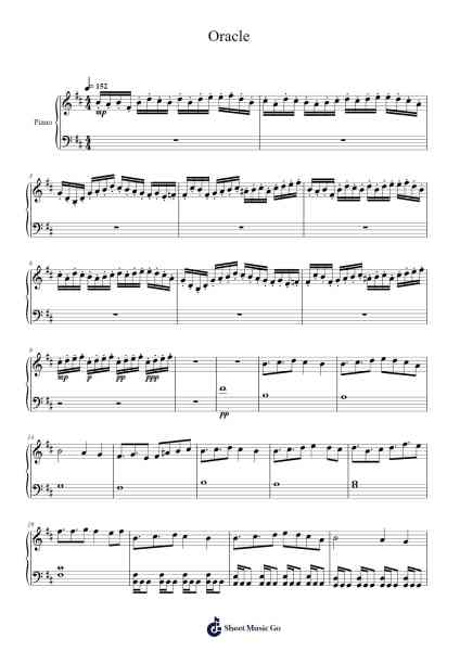Oracle Sheet Music by TQ-Arr.Cybing Gilldrew