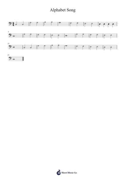 Alphabet Song 樂譜由  - 編曲 Orine Samtim