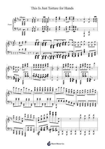 This Is Just Torture for Hands Notenblatt von undefined-Arr.Dowar Warford