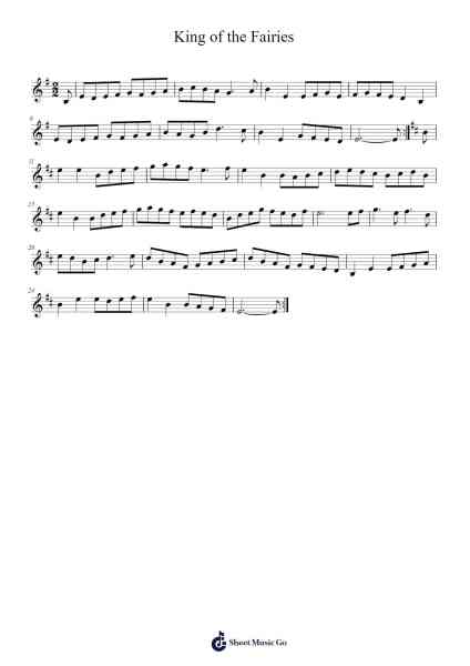 King of the Fairies 樂譜由 undefined - 編曲 Pagdrow Kathrin
