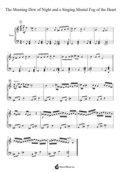 The Morning Dew of Night and a Singing Mental Fog of the Heart Sheet Music by Theodore Michael Welsch-Arr.Lowell