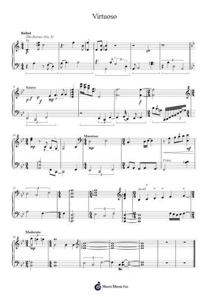 Virtuoso Sheet Music by Odefred-Arr.Humglas Leathus