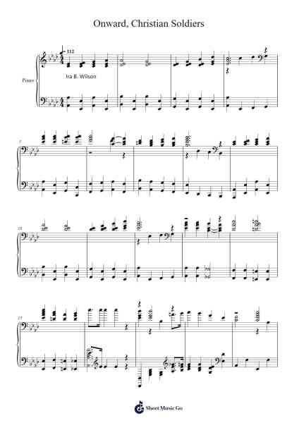 Onward, Christian Soldiers 樂譜由 Isaac Watts - 編曲 Hearstjean