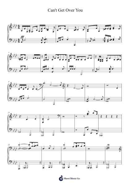 Can't Get Over You Sheet Music by Unknown author-Arr.Maglius