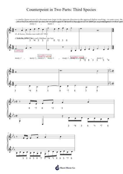 Counterpoint in Two Parts: Third Species Sheet Music by Marc Sabatella-Arr.Cyncer Raeh