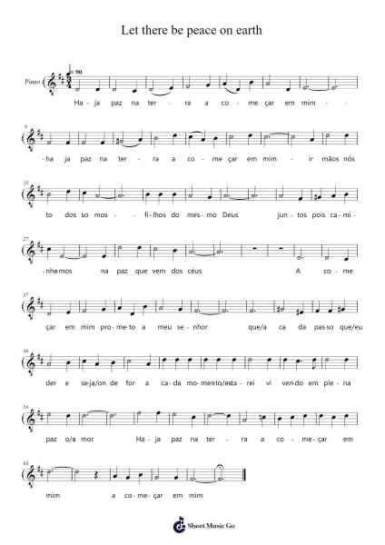 Let there be peace on earth Sheet Music by Sy Miller/Jill Jackson-Arr.Bosphia Wisell
