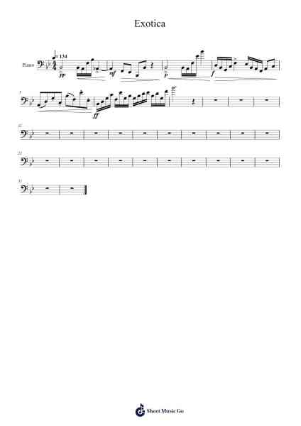Exotica Sheet Music by Drake Desmond-Arr.Sigwy Lorxine