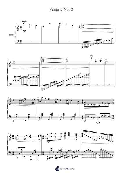 Fantasy No. 2 Sheet Music by Northton-Arr.Jonessibyl Midsopp