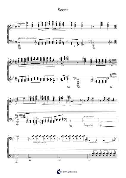 Score Sheet Music by Ennio Morricone-Arr.Mickrett Grantcan