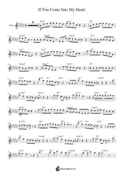 If You Come Into My Heart Sheet Music by Hwasa-Arr.Fitzjim