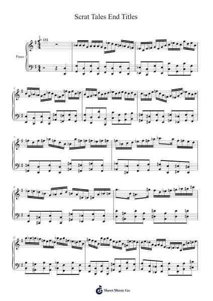 Scrat Tales End Titles Sheet Music by John Powell-Arr.Lynsmith Yetburne