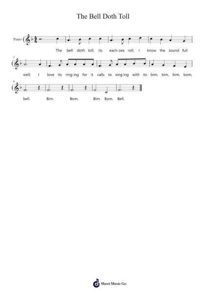 The bell doth toll Sheet Music by Anonymous-Arr.Hooters Xenie