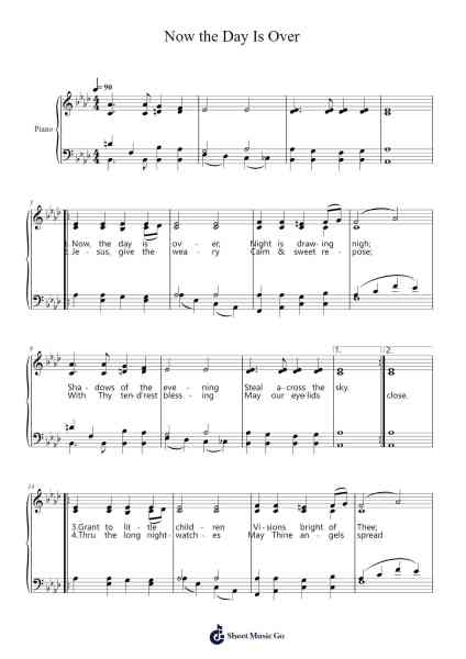 Now the Day Is Over Sheet Music by Joseph Barnby-Arr.Wildeh Francesgrace