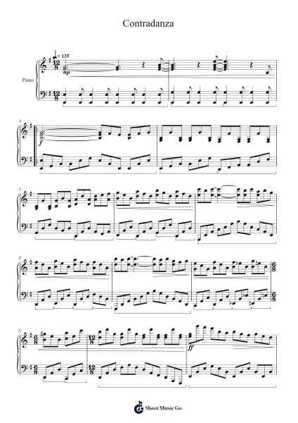 Contradanza Sheet Music by Vanessa Mae-Arr.Orine Samtim