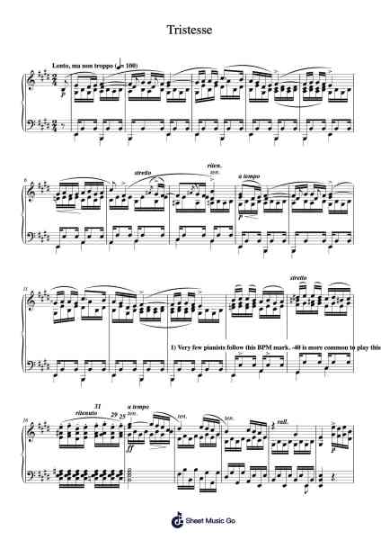 Etude in E Major, Op. 10 No. 3 "Tristesse" Sheet Music by Frédéric Chopin-Arr.Yorktie Phisopp