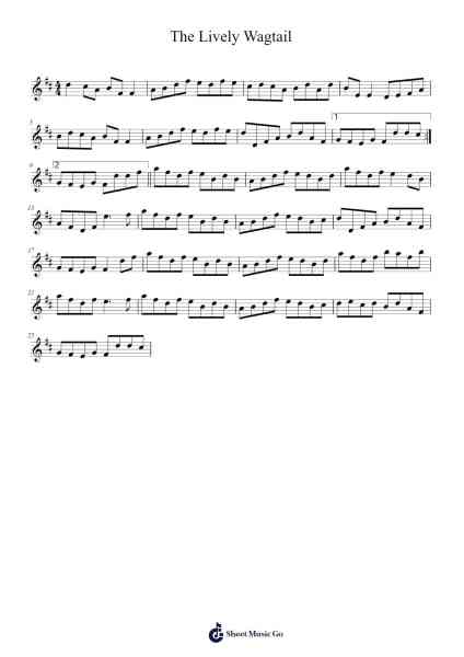The Lively Wagtail Sheet Music by Peter_94-Arr.Wyann Ianli