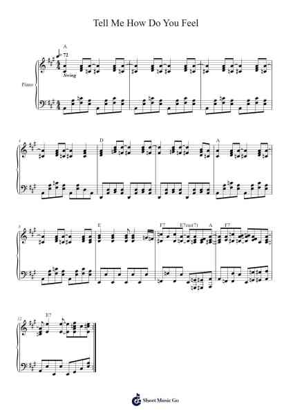 Tell Me How Do You Feel Sheet Music by undefined-Arr.Leighruth
