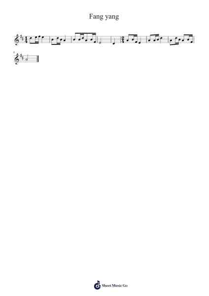Fang yang 樂譜由 undefined - 編曲 Cocroft Blairkins