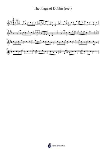 The Flags of Dublin (reel) 樂譜由 undefined - 編曲 Kyleyy