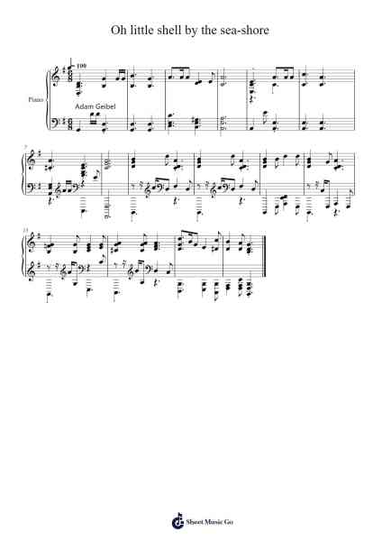 Oh Little Shell by the Sea-Shore Sheet Music by Isaac Watts-Arr.Hulstone Lilsper