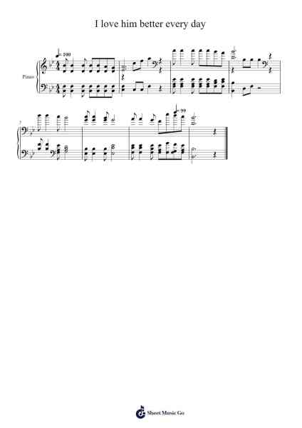 I Love Him Better Every Day Ноты для фортепиано от Isaac Watts-Arr.Osbrow Joeholt