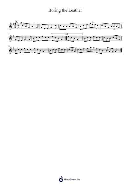 Boring the Leather 樂譜由 undefined - 編曲 Asfunk Philbrey