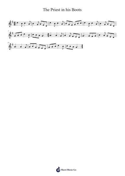 The Priest in his Boots 乐谱由 Peter_94 - 编曲 Cromflower Raeck