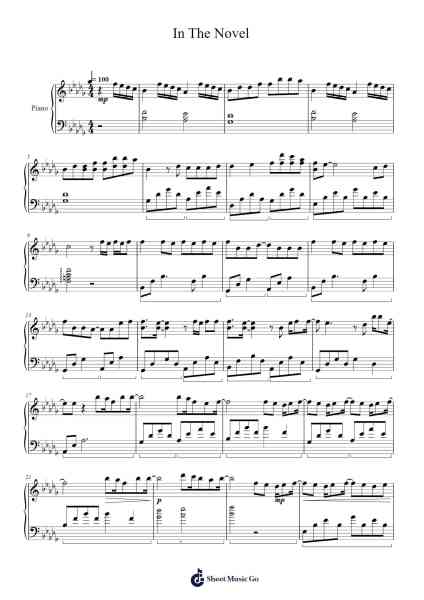 In The Novel (Piano Arrangement) Sheet Music by (G)I-DLE-Arr.Foxsam Sharpliam