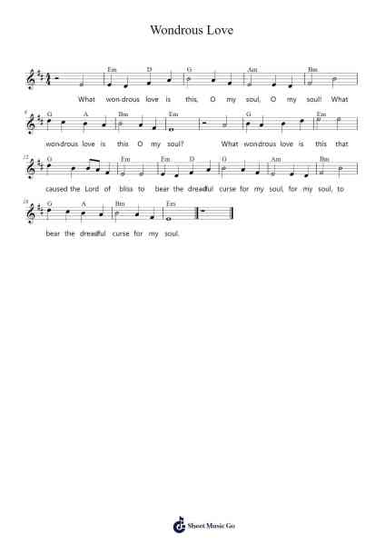 Wondrous Love Sheet Music by Sidyoung Louieps-Arr.Shedave Dwightrene