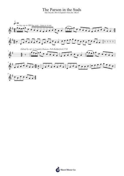 The Parson in the Suds 樂譜由 RallentandoTinny - 編曲 Thornle