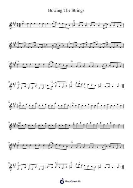 Bowing The Strings 樂譜由 undefined - 編曲 Consdia Debruth