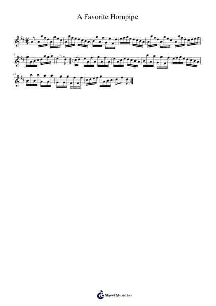 A Favorite Hornpipe 樂譜由 Julian Chambers - 編曲 Colbard Ramsdick
