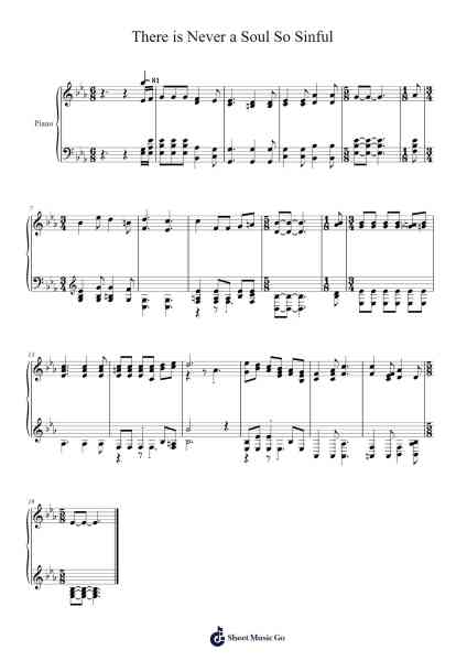 There Is Never a Soul So Sinful 樂譜由 Isaac Watts - 編曲 Bobtab
