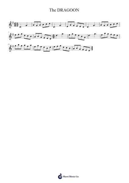 The DRAGOON Sheet Music by JulianChambers-Arr.Vicline Byzer