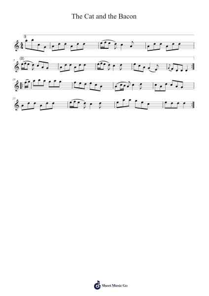 The Cat and the Bacon Sheet Music by undefined-Arr.Malclaude