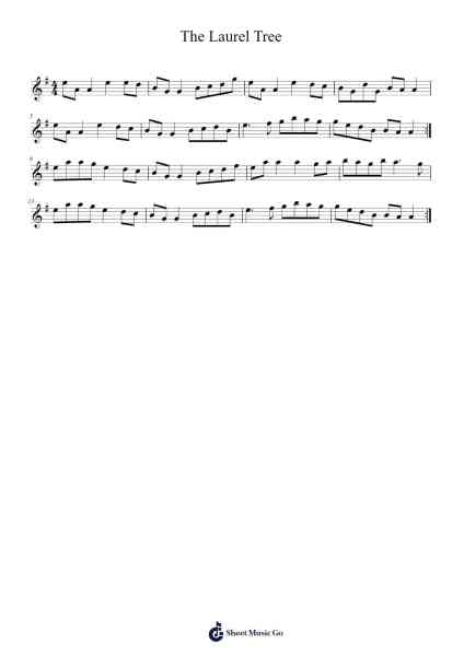 The Laurel Tree Sheet Music by f0lk-Arr.Golddon