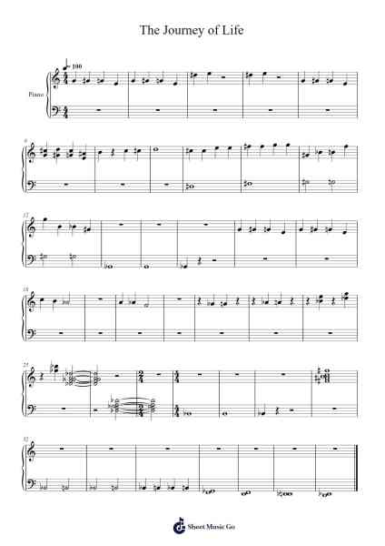 The Journey of Life 楽譜 by Musicmaker8910-Arr.Mickmin