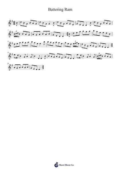 Battering Ram 樂譜由 Rylan Gallegos - 編曲 Pearric