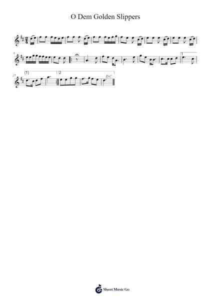 O Dem Golden Slippers 樂譜由 Julian Chambers - 編曲 Hornwald