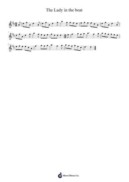 The Lady in the boat 樂譜由 MrHalfstep - 編曲 Brobraith Zeyer