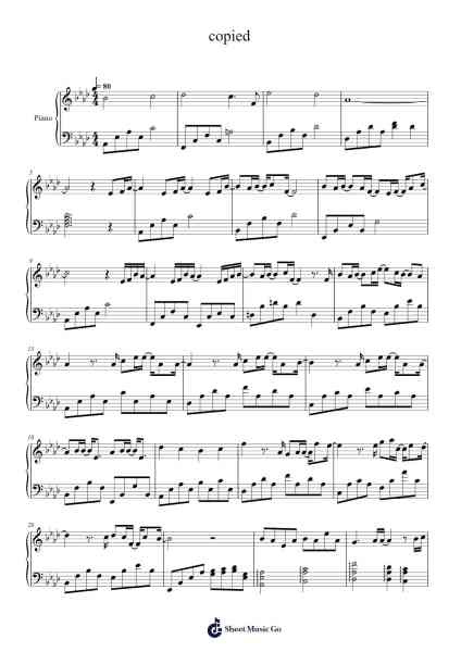 copied Notas de música por Harteben-Arr.Janron