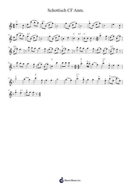 Schottisch CF Anm. 乐谱由 Brynlee Charles - 编曲 Kylenus Minruth