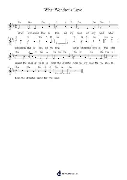 What Wondrous Love Sheet Music by undefined-Arr.Jillmo Grantbott